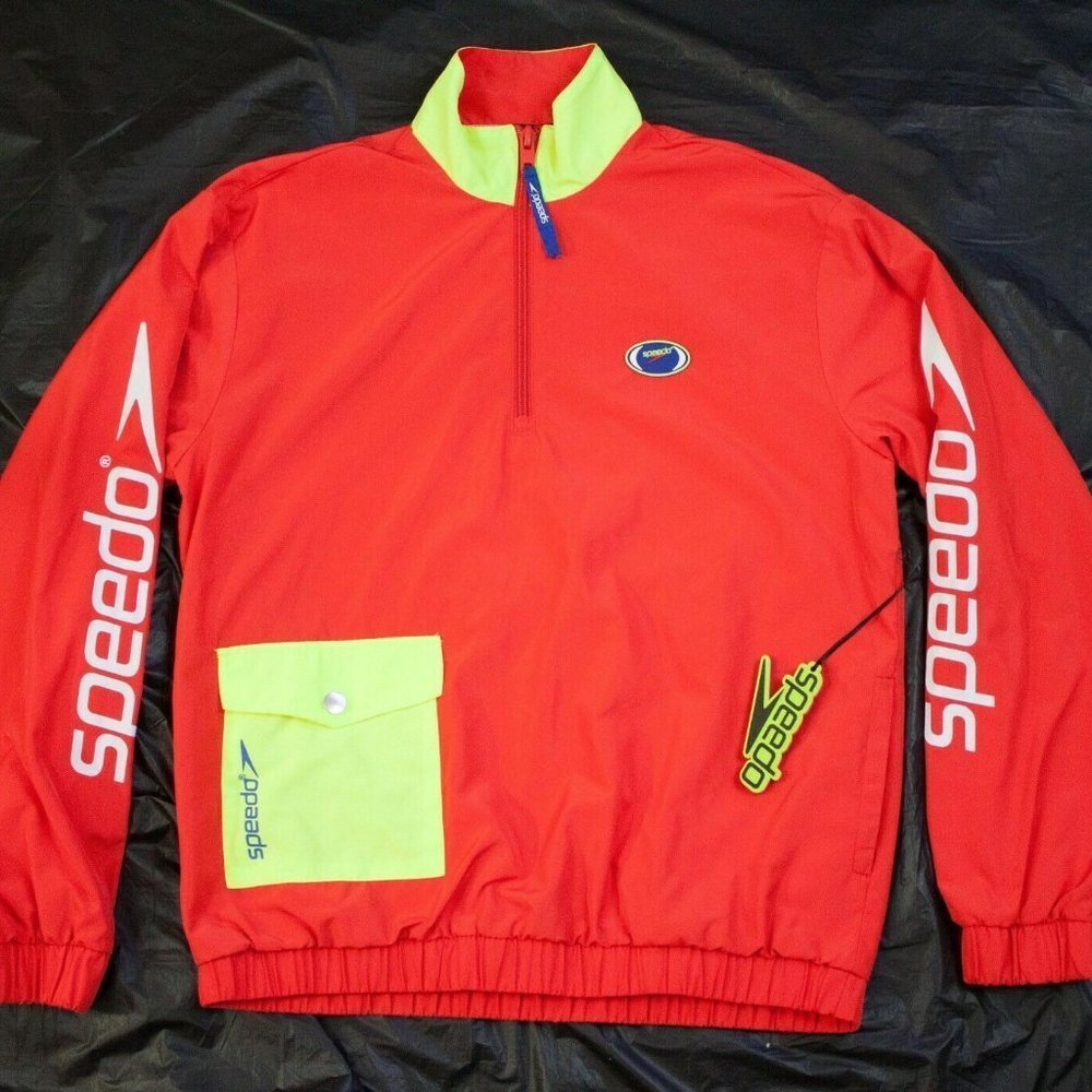 Speedo Forever21 Mens Long Sleeve Zip‎ Windbreaker